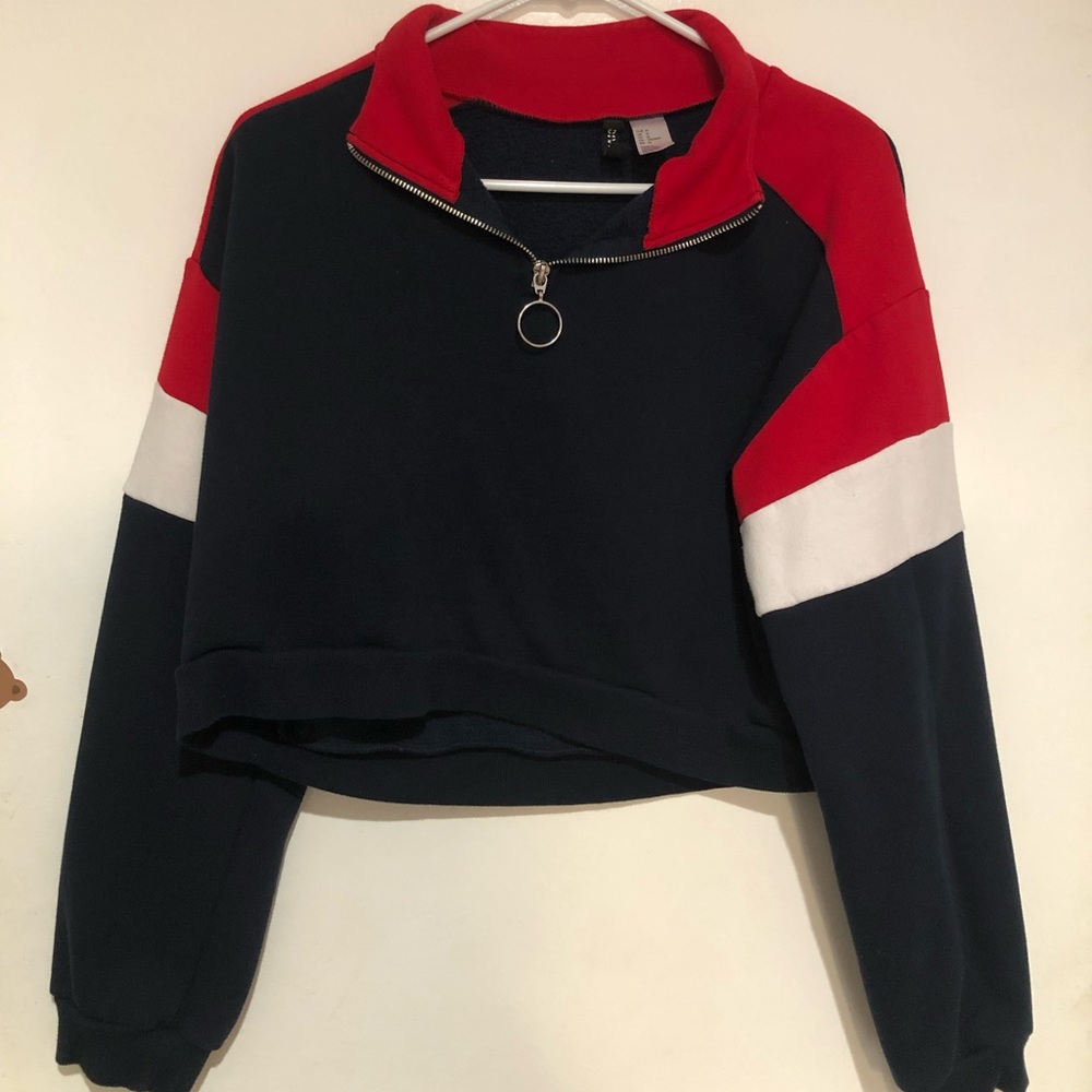 Navy Blue Pull Over